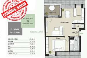 DOMBLICK FÜR ALLE : Helle, ruhige Zwei-Zimmer-Dachgeschoss-Wohnung mit Balkon – Die vollständige Adresse der Immobilie erhältst du vom Anbieter., 50670 Altstadt/Nord, Köln – Vorschaubild 7