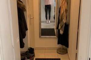 1ZW STUDIO BALKON KÜCHE BAD NÄHE UNIKLINIK LAUFNÄHE ROSSMANN EIFLER REWE PENNY TEDI S BAHN LYONERSTR – SCHWANHEIMERSTRASSE 75, 60528 Niederrad, Frankfurt am Main – Vorschaubild 11