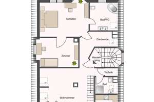 Wohnen auf Wolke 7 - Traumhafte Maisonette-Wohnung – Die vollständige Adresse der Immobilie erhältst du vom Anbieter., 70199 Südheim, Stuttgart – Vorschaubild 14