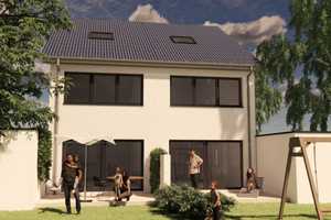 Neubau DHH mit Keller, A+, KfW 40, PV Anlage, Wärmepumpe mit Grundstück zum Festpreis! – Köln – Vorschaubild 2