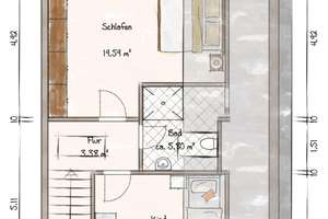 Charmante Doppelhaushälfte mit überdachter Terrasse und Pool  – Die vollständige Adresse der Immobilie erhältst du vom Anbieter., 4651 Bad Lausick – Vorschaubild 8