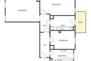 Vermietete 3-R.-Whg. mit Balkon mir Tageslichtbad in Kaßberg – Die vollständige Adresse der Immobilie erhältst du vom Anbieter., 9112 Kaßberg, Chemnitz – Vorschaubild 13