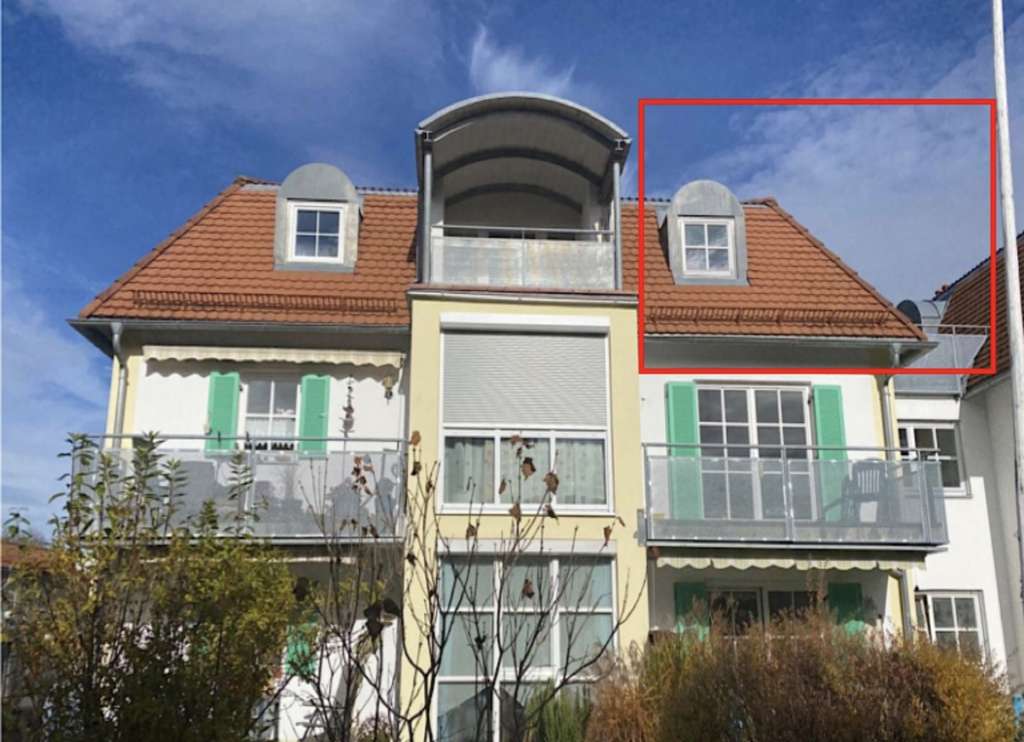 Immobilie in Biessenhofen - Charmante 2-Zimmer Dachgeschosswohnung in Biessenhofen. - Bild 0