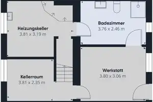 RESERVIERT! Doppelhaushäfte mit Vollkeller und Garage in Hamm-Osten – Buchfinkenweg 32, 59071 Hamm – Vorschaubild 4