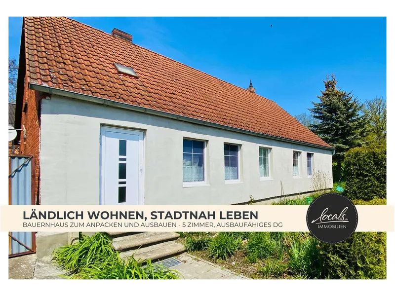 Ländlich wohnen, stadtnah leben – Bauernhaus mit Garten, Ausbaureserve und Nähe zu Kyritz, Ostprignitz Ruppin Kreis – Bild 3