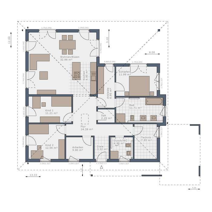 Grundriss Erdgeschoss