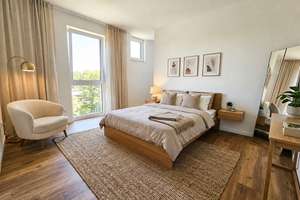 Erstbezug mit Weitblick: 3-Zimmer-Penthouse mit zwei Dachterrassen und Tiefgaragenstellplatz – 65931 Sindlingen, Frankfurt am Main – Vorschaubild 3