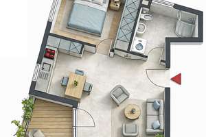 I INVEST I 4.500 €/p.a IST I Neubau I 2-RW I Balkon I Stellplatz I – Die vollständige Adresse der Immobilie erhältst du vom Anbieter., 4178 Burghausen-Rückmarsdorf, Leipzig – Vorschaubild 2