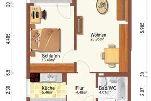 Stilvoll wohnen: 2-Zimmer-Apartment in Stuttgart-Botnang – leharstraße 8, 70195 Botnang-Nord, Stuttgart – Vorschaubild 9