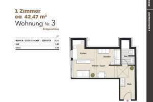 Perfekte Citylage! Charmante 1-Zimmer-Wohnung, möbliert & zentral in Köln! WE 3 – Am Römerturm 7, 50667 Altstadt/Nord, Köln – Vorschaubild 4