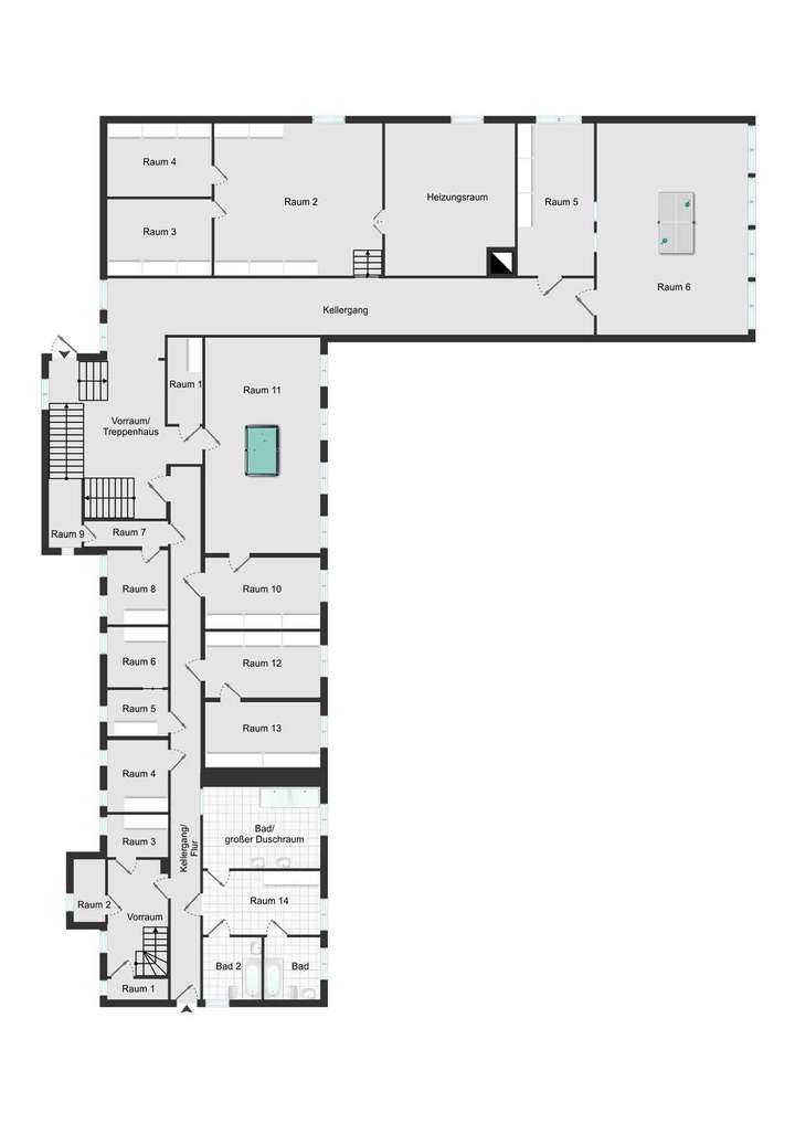 Hauptgebäude Keller