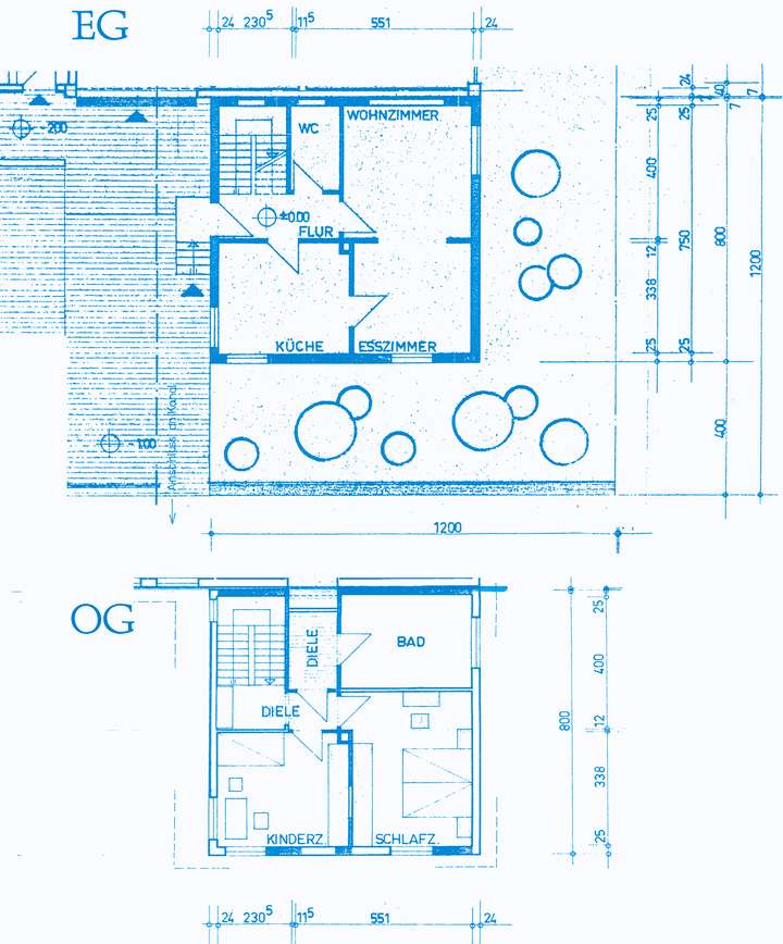 Vorderhaus Grundrisse