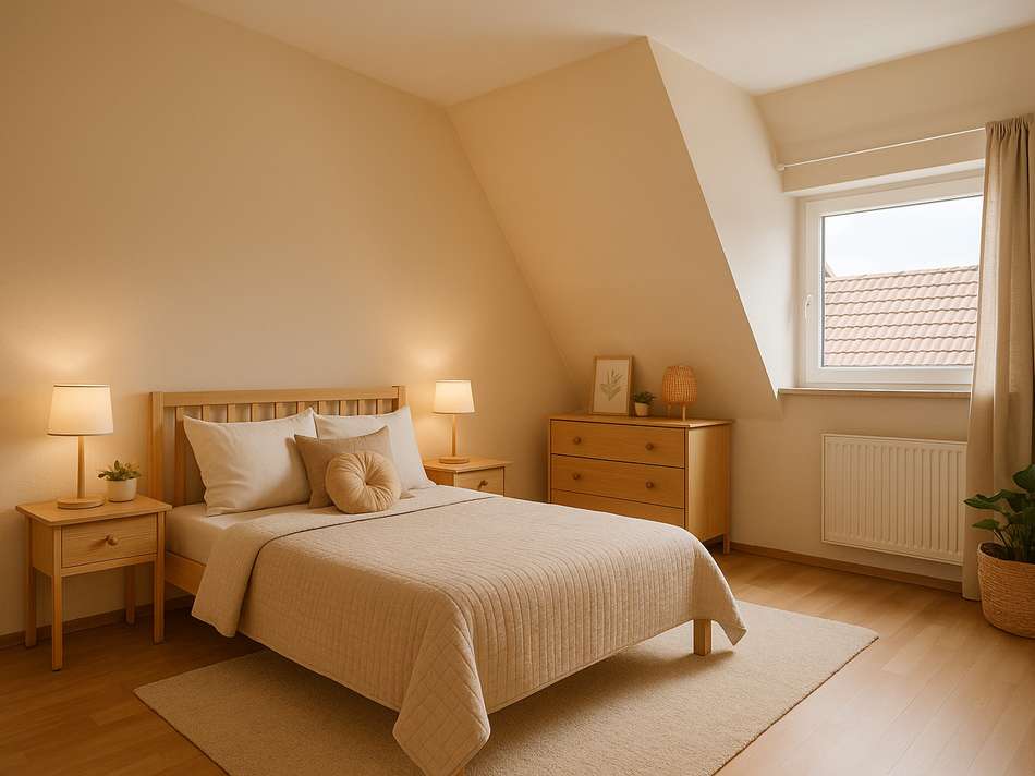 Beispielbild KI Schlafzimmer