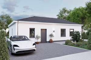Wohnen auf einer Ebene: Schicker Winkelbungalow, Neubau, inkl. Bodenplatte, FBH, A+, PV, Lüftung – Die vollständige Adresse der Immobilie erhältst du vom Anbieter., 49770 Herzlake – Vorschaubild 2