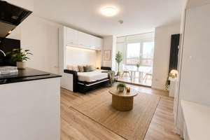 Möbliertes 1-Zimmer Studio-Apartment in Top-Lage im Herzen Schwabings – kernsaniert – Leopoldstraße 96, 80802 Münchner Freiheit, München – Vorschaubild 3