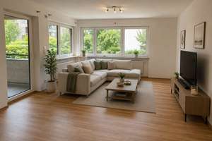 Hochwertig sanierte 2,5-Zimmer-Wohnung mit Balkon und Tiefgarage 