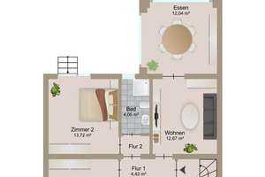 Charmantes 4-Familienhaus mit vielseitigem Potenzial in attraktiver Karlsruher Wohnlage. – Die vollständige Adresse der Immobilie erhältst du vom Anbieter., 76187 Nordweststadt, Karlsruhe – Vorschaubild 16