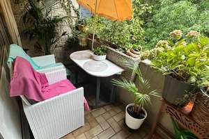Attraktive möblierte 3-Zimmer-Wohnung mit Einbauküche, Balkon im Grünen & Tiefgarage – 51381 Lützenkirchen, Leverkusen – Vorschaubild 7