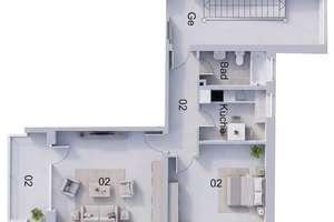 Gepflegte 2-Zimmer-Wohnung mit großem Sonnenbalkon in Hannover- auch als Kapitalanlage geeignet! – Die vollständige Adresse der Immobilie erhältst du vom Anbieter., 30559 Anderten, Hannover – Vorschaubild 10