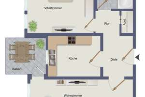 Sonnige 2-ZW, Schoppershof, Stadtpark, 1min U-Bahn, EBK, Balkon, Lift, TG, möbliert – Bismarckstraße 21, 90491 Veilhof, Nürnberg – Vorschaubild 37