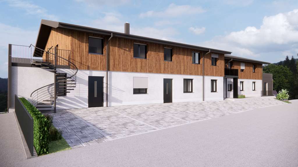 Immobilie in Böbrach - SONNIGE 2-ZIMMER-TERRASSENWOHNUNG IN AUSSICHTSLAGE IN BÖBRACHER NEUBAU - Bild 1