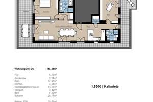 Wohnen in Bensheim - Wohnung mit 140m² möbliert # www.wohnen-in-bensheim.de #  – Dammstraße 2b, 64625 Bensheim – Vorschaubild 10