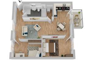 3-Zimmer-Wohnung ohne WBS  – Anne-Frank-Straße 12, 12524 Altglienicke, Berlin – Vorschaubild 3