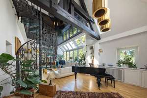 IMPOSANTES 4 METER -GALERIE-DACH - imposantes Wohnzimmer- dicht Schlosshotel – Die vollständige Adresse der Immobilie erhältst du vom Anbieter., 14193 Grunewald, Berlin – Vorschaubild 5