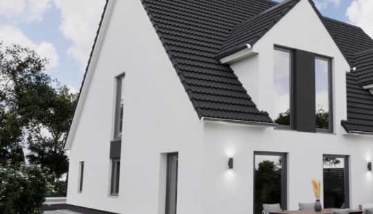 Bild von Familienbewusster Neubau, preiswert und massiv in etablierter Lage, FBH, A+, PV-Anlage, Lüftung