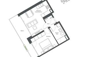 2-Zi.-Whg. mit Duschbad und großem Balkon zum grünen Innenhof – Angela-Molitoris-Platz 1, 81245 Neupasing, München – Vorschaubild 4