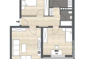 Stadtwohnung mit Garage und Loggia – Die vollständige Adresse der Immobilie erhältst du vom Anbieter., 89231 Neu-Ulm – Vorschaubild 16
