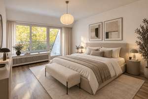 Oberkassel: Erstbezug nach Sanierung - lichtverwöhnte 2-Zimmer-Wohnung mit Balkon und Einbauküche! – 40545 Oberkassel, Düsseldorf – Vorschaubild 3