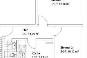Moderne 2 ZKB im Forstfeld! – Steinigkstraße 51, 34123 Forstfeld, Kassel – Vorschaubild 2
