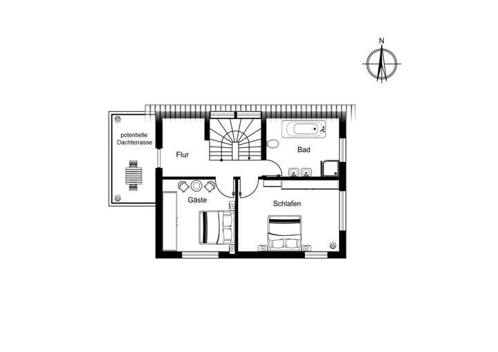 Haus 98a - Dachgeschoss