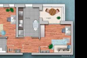 Moderne 2-Zimmer-Wohnung mit Loggia und Tiefgaragenstellplatz – Ludwig-Erhard-Allee 10, 76131 Karlsruhe – Vorschaubild 15