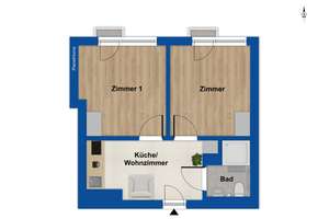 Zwei WG-Zimmer in modernem Apartment in München-Pasing – unmöbliert, bezugsbereit – Landsbergerstraße 44, 81241 Am Westbad, München – Vorschaubild 11