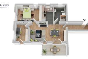 VERMIETUNG: Hochwertige Obergeschosswohnung mit großem Balkon und Fußbodenheizung! – Die vollständige Adresse der Immobilie erhältst du vom Anbieter., 81247 Obermenzing, München – Vorschaubild 21