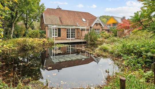 Bild von Familienfreundliches Einfamilienhaus auf traumhaftem Grundstück mit Nebengebäude in Aurich-Extum