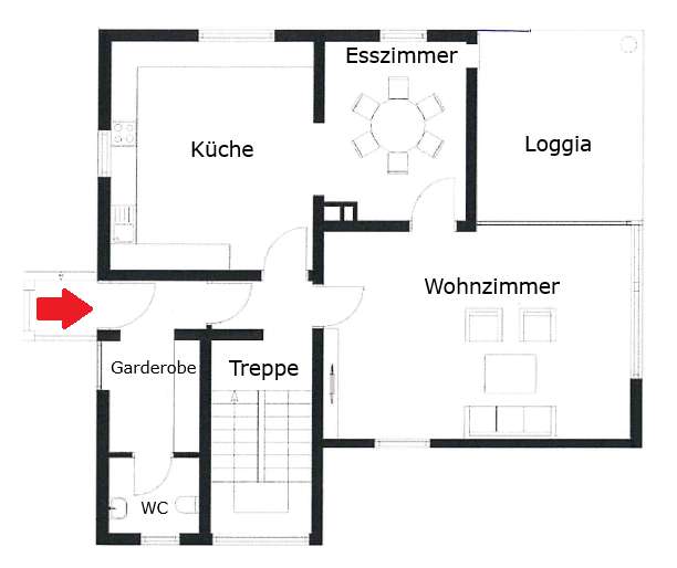 Grundriss Erdgeschoss