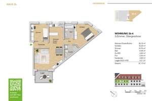 ***3 Zi. Neubauwohnung im 1.OG, WE 2b-4 mit Balkon zu verkaufen***