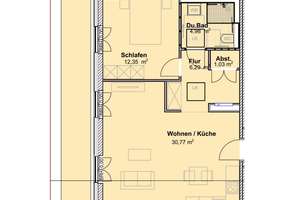 Sonnige Penthousewohnung mit großer Dachterrasse im KFW 40 QNG Energiesparhaus
 – Die vollständige Adresse der Immobilie erhältst du vom Anbieter., 54294 West/Pallien, Trier – Vorschaubild 2