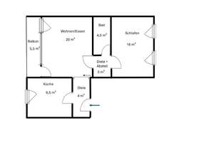 AIGNER - Kürzlich Sanierte 2-Zimmer-Wohnung mit Ost-Balkon nahe der Münchner Freiheit – Die vollständige Adresse der Immobilie erhältst du vom Anbieter., 80802 Münchner Freiheit, München – Vorschaubild 7