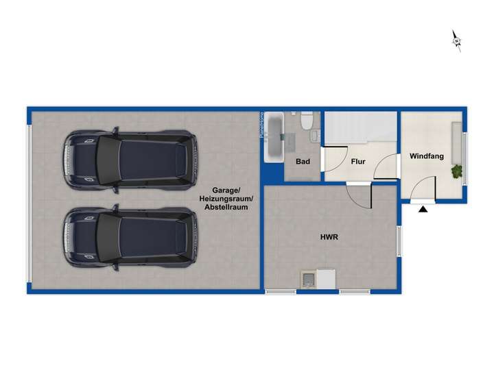 Grundriss EG Haus Nr. 6