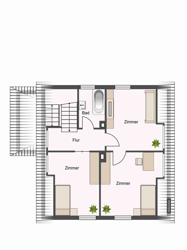 Grundriss Dachgeschoss