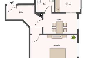 Helle 1,5-Zimmer-Wohnung mit Einbauküche & Stellplatz in ruhiger Lage am Mariannenpark – Taubestraße 21 - WE 24, 4347 Schönefeld-Abtnaundorf, Leipzig – Vorschaubild 12
