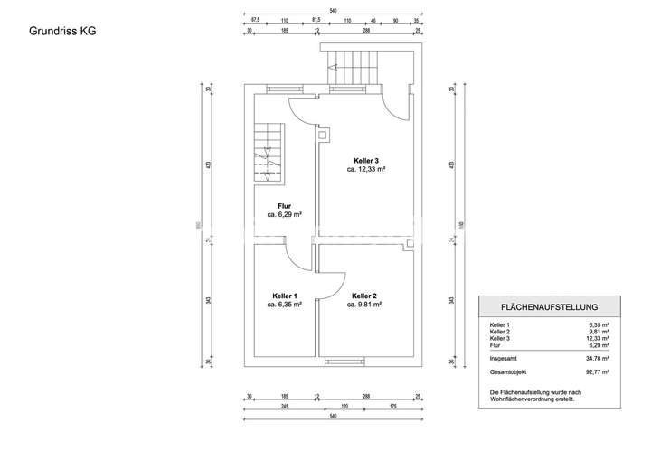 Grundriss KG
