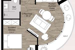 Komfortabel wohnen auf Zeit ... Nähe Schillerplatz! – Die vollständige Adresse der Immobilie erhältst du vom Anbieter., 1309 Blasewitz (Stadtteil), Dresden – Vorschaubild 4