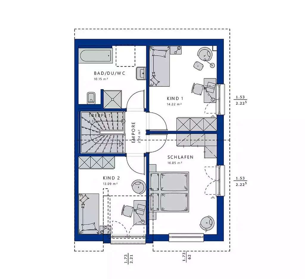 Immobilie in Prosselsheim - Zukunft gemeinsam bauen: Ihre DHH in Prosselsheim - Sicher, Modern, Familiär. - Bild 3