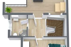 Stilvolle Maisonette-Wohnung mit Balkon und drei Terrassen in Bonn – Gartenstraße 1, 53229 Vilich, Bonn – Vorschaubild 12