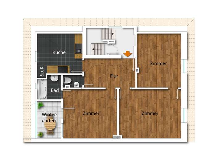 Grundriss Dachgeschoss